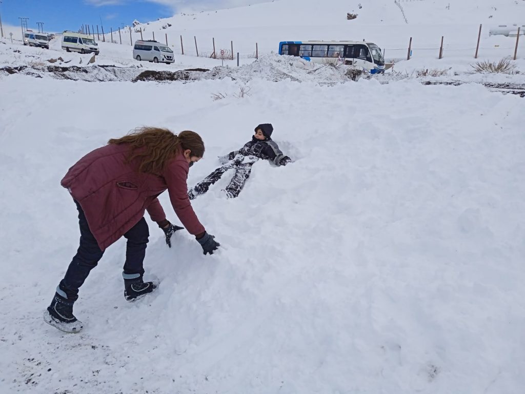 snow play