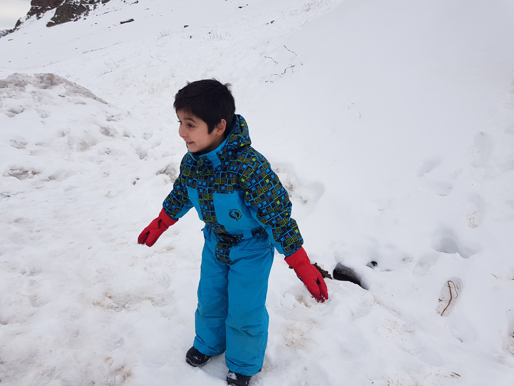 snow play
